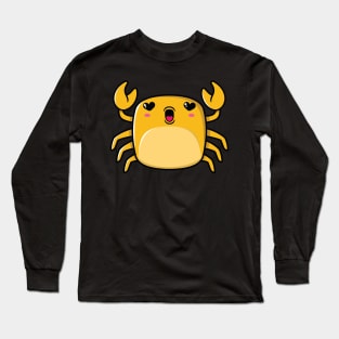 Cute kawaii Crab Long Sleeve T-Shirt